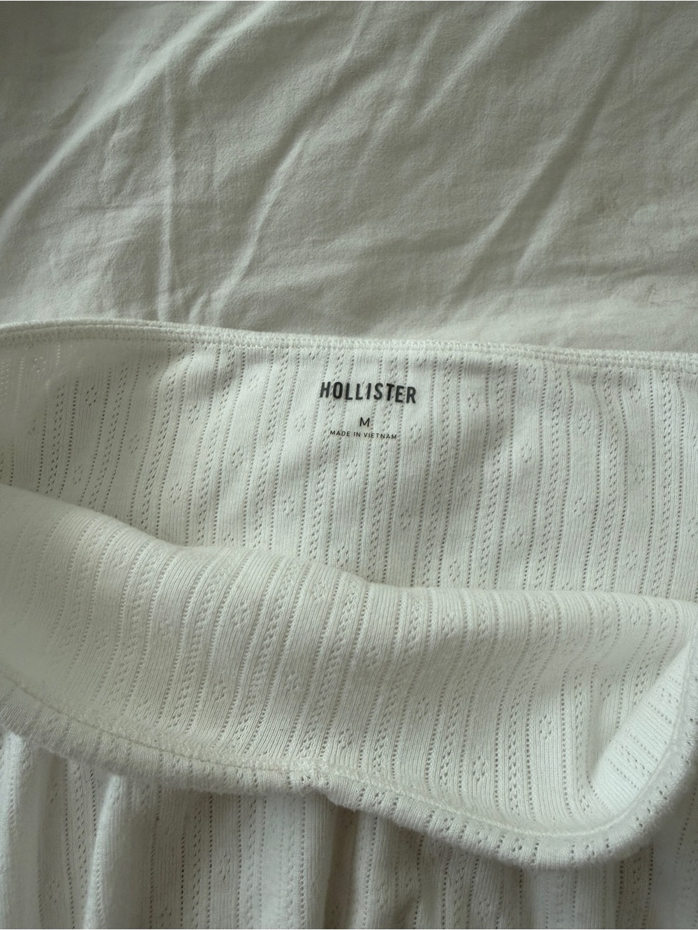 Hollister Easy Strapless Pointelle Babydoll Top - Picture 5 of 5